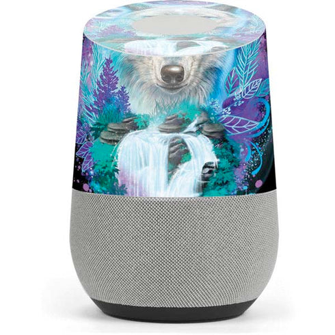 Night Wolf by Sheena Pike Google Home Skin